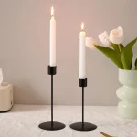 1 Piece Simple Iron Candlestick Candlelight Dinner Table Decoration 2