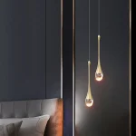 Modern Bubble Crystal Pendant Lights Indoor Hanging Lamp For Dining Room Bedroom Shop Bar Cafe Drop Pendant Lamp Home Decoration 4