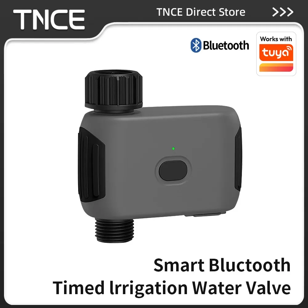 TNCE Smart Tuya Bluetooth Garden Water Timers Rain Delay Programmable Automatic Sprinkler Drip Irrigation Valve Support Alexa TNCE Smart Tuya Bluetooth Garden Water Timers Rain Delay Programmable Automatic Sprinkler Drip Irrigation Valve Support Alexa