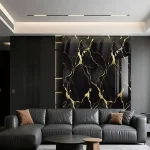 Self Adhesive Panels European style Wallpaper Waterproof and Washable Marble Wall Sticker on the Wall for Home Decoration