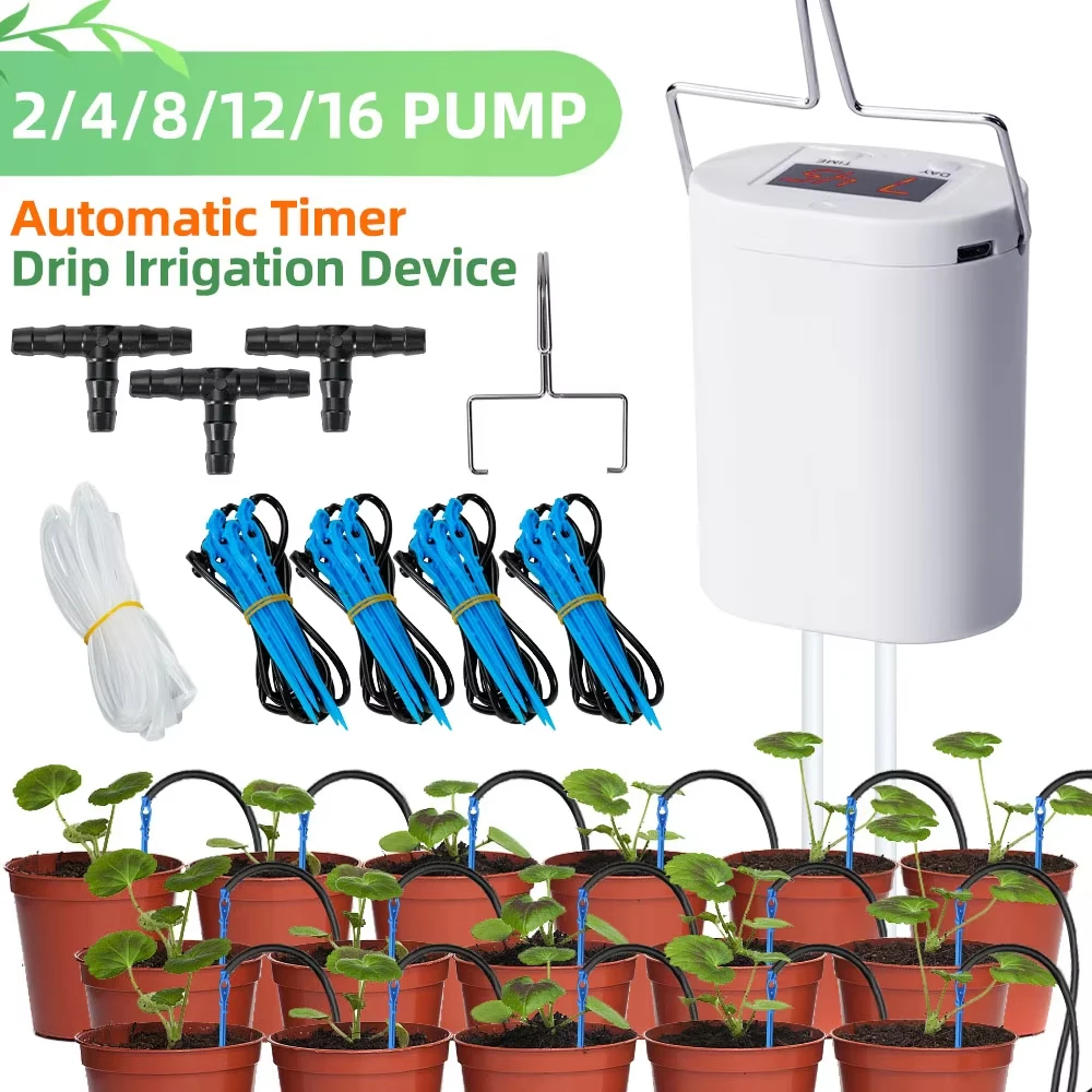 Cheapest Self-Watering Kits Intelligent Drip Irrigation Automatic Watering System Kits Plant Watering Spike Device Water Dripper Cheapest Self-Watering Kits Intelligent Drip Irrigation Automatic Watering System Kits Plant Watering Spike Device Water Dripper