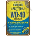 Warning Retro Tin Sign for Home Room Wall Decor Art Metal Sign Vintage Bars Garage Cafe Club Man Cave Pubs Mural Plate Poster 3