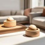 Solid Wood Spherical Essential Oil for Fragrance Enhancement Home Bedroom Aromatherapy Eliminate Room Odor with Home decoration 2