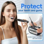 Electric Toothbrush 8 Brush Heads Sonic Electric Toothbrush with 40000VPM Deep Clean 4 Modes Rechargeable for Adults 6