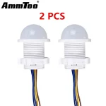 2PCS Smart PIR Sensor Detector Switch 110V 220V Human Body Infrared Motion Sensor Indction Auto On Off Light Switches