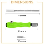 Mini 32-in-1 Precision Screwdriver Set Magnetic Phillips Bits Multifunctional Hand Repair Tool Kit for Phone Watch Glasses PC 6