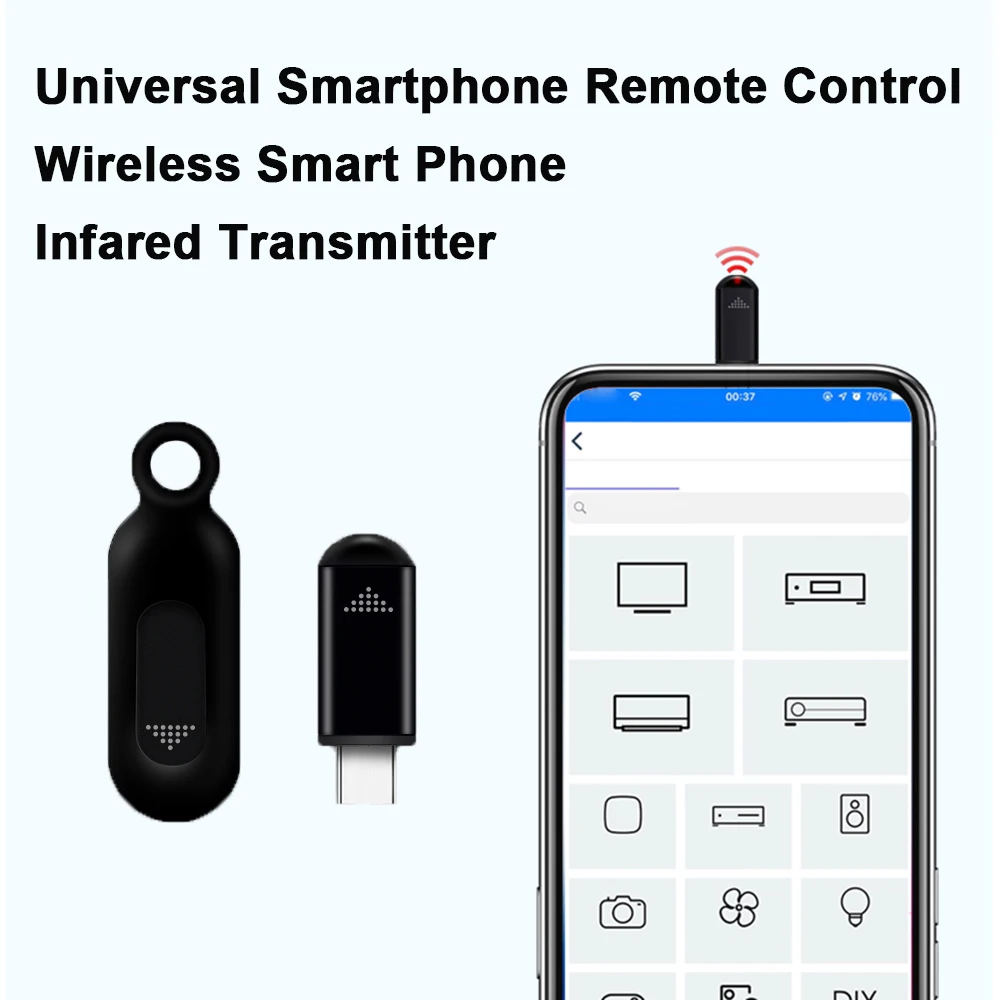 Mobile phone Remote Control TypeC for iPhone IR Blasters Adapter Universal IR Infrared Smart Remote For TV Air Conditioner Fan Mobile phone Remote Control TypeC for iPhone IR Blasters Adapter Universal IR Infrared Smart Remote For TV Air Conditioner Fan