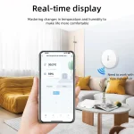 Tuya Zigbee Temperature and Humidity Sensor Intelligent Home Hygrometer work with Smart Life Alexa Google Assistant 6