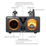 AIYIMA T9 PRO HiFi 5.2 Bluetooth Tube Amplifier VU Meter Stereo Power Amplifier  USB DAC COAX OPT Home Audio Amp 100Wx2 2