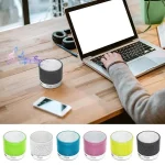 Mini Bluetooth Speaker Wireless with LED Light USB SD Card AUX Subwoofer Portable for PC Mobile Phone 3