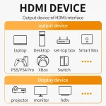 HDMI Cable 8K/60Hz 4K/120Hz 48Gbps HDMI2.1 Digital Cables  HDR For TV Box HDR10+ PS5 PS4 Laptop Monitor Projectors 1m 2m 3m 5m 6