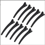 10Pcs/Set Plastic Edge Clip Hairpin Accessories Plus Size 8CM Fish Beak Clip Hair and Duck Beak Clip Hairpin Hair Styling Tools