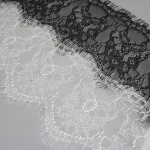 (3 meters/roll) 140mm White Black Lace Fabric Webbing Clothing Accessories Lace Material Handmade DIY Ribbon 5