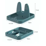 Foldable Pot Lid Rack Plastic Spoon Holder Stand Kitchen Organizer for Fork Spatula Rack Pan Cover Shelf Tableware Storage Rack 6