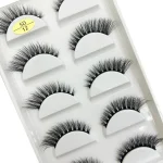 Natural 3D Mink False Eyelashes, Soft Wispy, Fluffy Eye Faux Lashes, Make Up Eyelash, Beauty Cat Cilios, 5 Pairs, 15 Styles 2