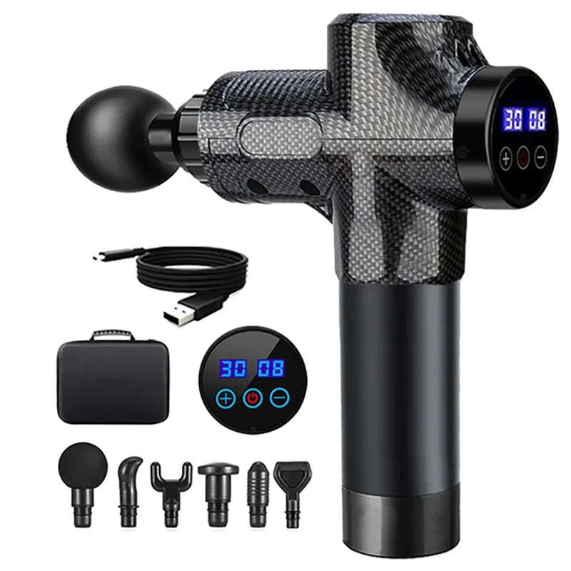 Deep Tissue Massage Gun Portable Facial Muscle Massager Massage Pistool For Back Neck Body Muscle Fitness Tool Deep Tissue Massage Gun Portable Facial Muscle Massager Massage Pistool For Back Neck Body Muscle Fitness Tool