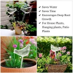 Automatic Plant Watering Bulbs Self Watering Ball/Bird Shape Water Device Drip Irrigation System for Home Garden Flower Plants 5