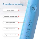 Tongwode Oral Cleaning Electric Tooth Brushes Long Lasting Smart Wireless Rechargeable Automatic Ultrasonic Electric Toothbrush 3