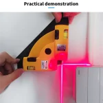 90° Infrared Laser Level Vertical Horizontal Line Projection Square Floor Tiling Level Laser Accurate Measurement 6