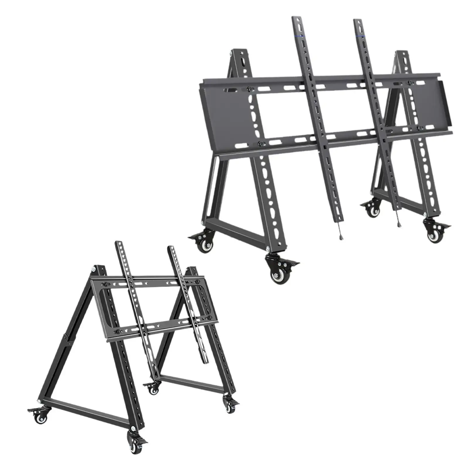 Low Height Mobile TV Stand for Flat Curved Screen TV, LED, LCD Versatile Sturdy Low Height Mobile TV Stand for Flat Curved Screen TV, LED, LCD Versatile Sturdy