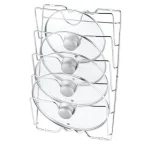 Kitchen Organizer Rack Wall Hanging Pot Cover Rack Five-Layer Pot Lid  Metal Rust-Free Multifunctional Rack Pot Lid Storage Rack 5