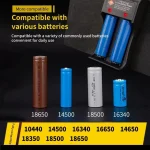 18650 Battery Charger 1/2/4 Slots Dual 18650 Charging 3.7V  Rechargeable Lithium Battery USB Charger For 16340 14500 18650 5