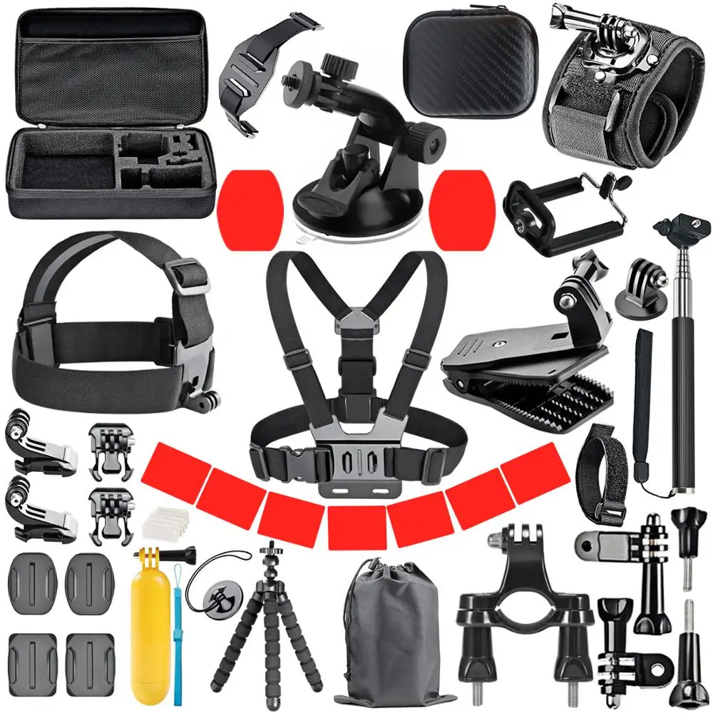 ORBMART for GoPro Accessories Set for Go Pro Hero 13 12 11 10 9 8 7 6 5 4 Black Mount for DJI Insta360 for Sjcam Action Camera ORBMART for GoPro Accessories Set for Go Pro Hero 13 12 11 10 9 8 7 6 5 4 Black Mount for DJI Insta360 for Sjcam Action Camera
