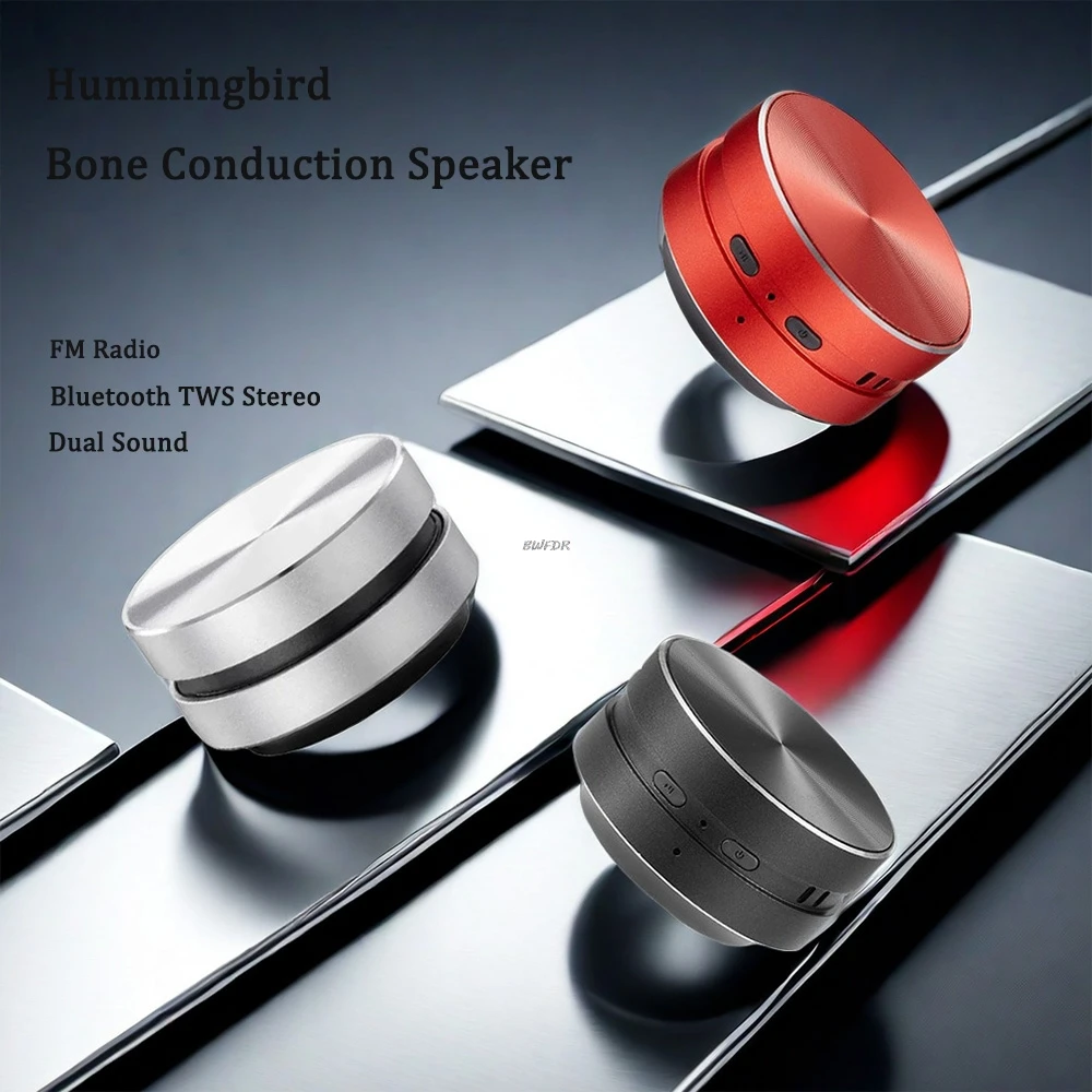 2025 Hot Bone Conduction Speaker Bluetooth-Compatible TWS Wireless Stereo Sound Hummingbird Speaker Dropshipping Wholesale 2025 Hot Bone Conduction Speaker Bluetooth-Compatible TWS Wireless Stereo Sound Hummingbird Speaker Dropshipping Wholesale