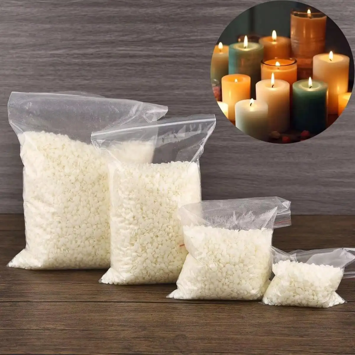 100/200/500/1000g Natural Soy Wax Flake Scented Candle Natural Material Additive-Free DIY Smokeless Candle Making Supplies mothe 100/200/500/1000g Natural Soy Wax Flake Scented Candle Natural Material Additive-Free DIY Smokeless Candle Making Supplies mothe