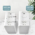 Garden Drip Irrigation Device Double Pump Controller Timer System, Solar Energy Intelligent Automatic Watering Device for Plants 4