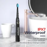 Seago Fast Rechargeable Electric Toothbrush  Smart Automatic with 8 Replacement Brush Heads Adult Waterproof 5 Modes SG-958 5