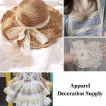 5 Meters Cotton Lace Trim Ribbon Beige Sewing Trim Lace Ribbon Crochet Lace Fabric DIY Wedding Party Craft Christmas Gift Decor 6