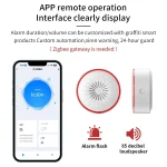 Tuya WiFi ZigBee Alarm Siren Sensor Detector Sound And Light Alarm Home Security System Smart Life APP Alexa Google Assistant 3