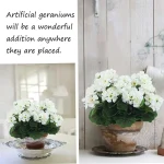 1Pc Begonia Flower Artificial Plants Wedding Background Wall Decor Home Windowsill Bonsai Christmas Garlands Vase DIY Scrapbook 4