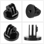 Aluminum Tripod Adapter for Monopod Mount For Go Pro 13 12 11 10 9 8 7 Insta 360 X5 X4 ACE PRO 2 DJI Action 4 6 5 Pro OSMO 360 6