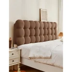 Snowball Tatami Backrest Headboard Soft Cushion Cloud Sponge Self-adhesive Cover Anti-collision Pillow Cream Wind Bed Head 2