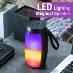 1202 Wireless Bluetooth Speakers Home Outdoor Portable Small Speaker Subwoofer Car Audio Bass MP3 Player Sound System LED Lights 2