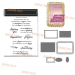 May New 2026 Tools Flowers Clear Stamps And Dies for For Scrapbook And Stamping Albums Dies Card Stencils Diary decorating Craft 5