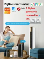 Tuya Zigbee Smart Plug 20A EU Smart Socket With Power Monitoring Timing Function Voice Control Via Alexa Google Home Yandex 2