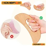 Wooden scraping therapy tools, scraping massage board, wooden half-moon-shaped scraping tools, body massage 4