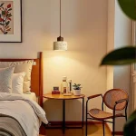 Vintage Japanese Style Wooden Pendant Lamp Chandelier for Bedroom Bedside Retro Bar Restaurant Lighting Fixture 3