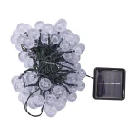 Solar Bubble Balls Lamp String Lights Outdoor Water Drops Outdoor Waterproof Orb Christmas Lights Patio Holiday Party 3