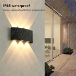 Aluminum LED Wall Lamp Waterproof IP65 Outdoor Garden Lights 8W 12W Interior Wall Light for Bedroom Living Room Stairs Lighting 2