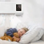 1800W Wall Mounted Air Conditioner 2-in-1 Cooling Heating Compact for Bedroom 20㎡ Quiet Operation Energy Efficient 5