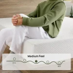 Twin Size Mattress 6 Inch Gel Memory Foam Mattress in a Box Fiberglass Free Breathable for Cooler Sleep Supportive Pressure Reli 4