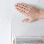 50cm solid linen foam 3D self-adhesive thickened wall sticker PVC waterproof background wall renovation wallpaper 2