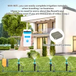 Rain Seer Tuya Zigbee Garden Home Irrigation Watering Timer WiFi Water Timer Mobile Phone Remote Solenoid valves Controller 6