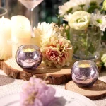 6/12 Pcs Assorted Votive Candle Holders Mercury Tealight Candle Holder Glass Wedding Table Decorations for Home Birthday Party 2