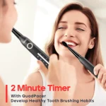 Seago Fast Rechargeable Electric Toothbrush  Smart Automatic with 8 Replacement Brush Heads Adult Waterproof 5 Modes SG-958 6