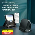 Mouse Ring Remote Control with Touchpad,Smart Automatic Screen Clicker Device，Continuous Clicker，Scrolling Ring Remote Control S 4